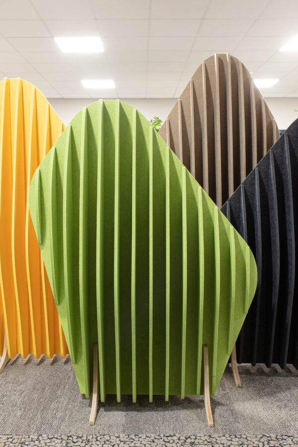Élément acoustique décoratif et séparatif 3D en bois - Idaho – Image 2