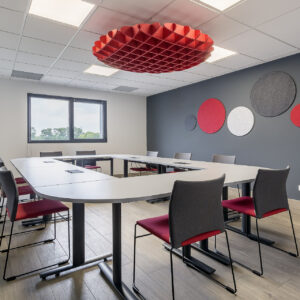 Plafond suspendu horizontal rond - Liego