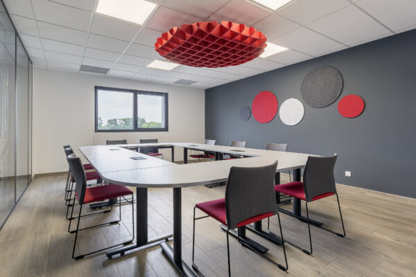 Plafond suspendu horizontal rond - Liego